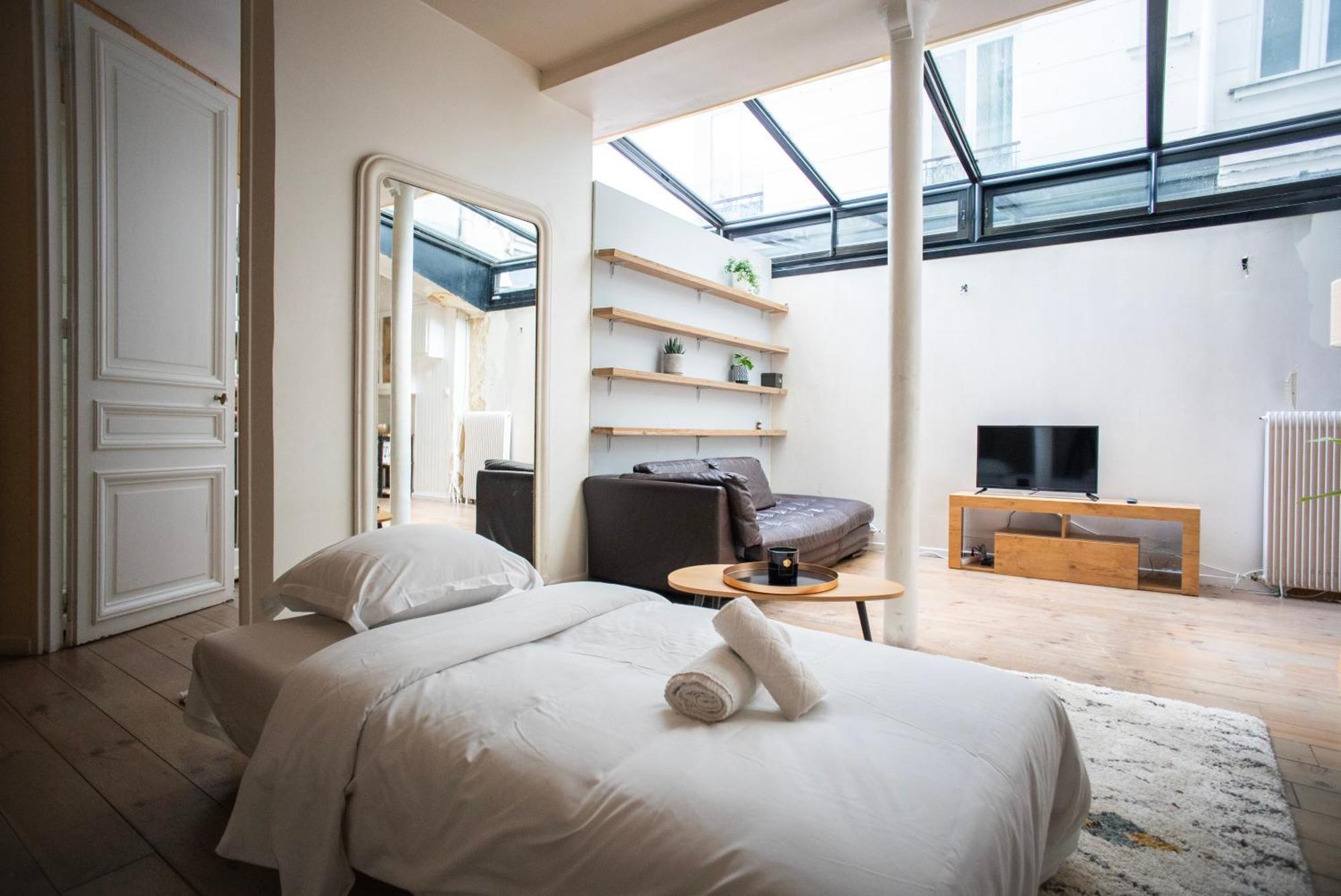Loft Branche Dans Le Quartier Le Plus Tendance De Paris Apartment Bagian luar foto